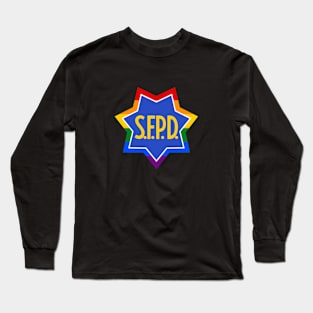 San Francisco Police Department Pride Logo Long Sleeve T-Shirt